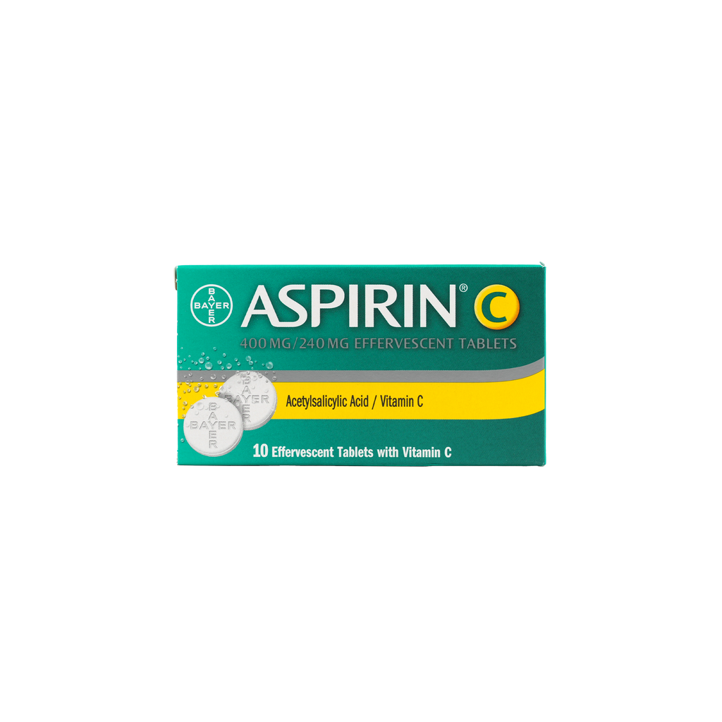 ASPIRIN C EFFERVESCENT 10 TABLETS