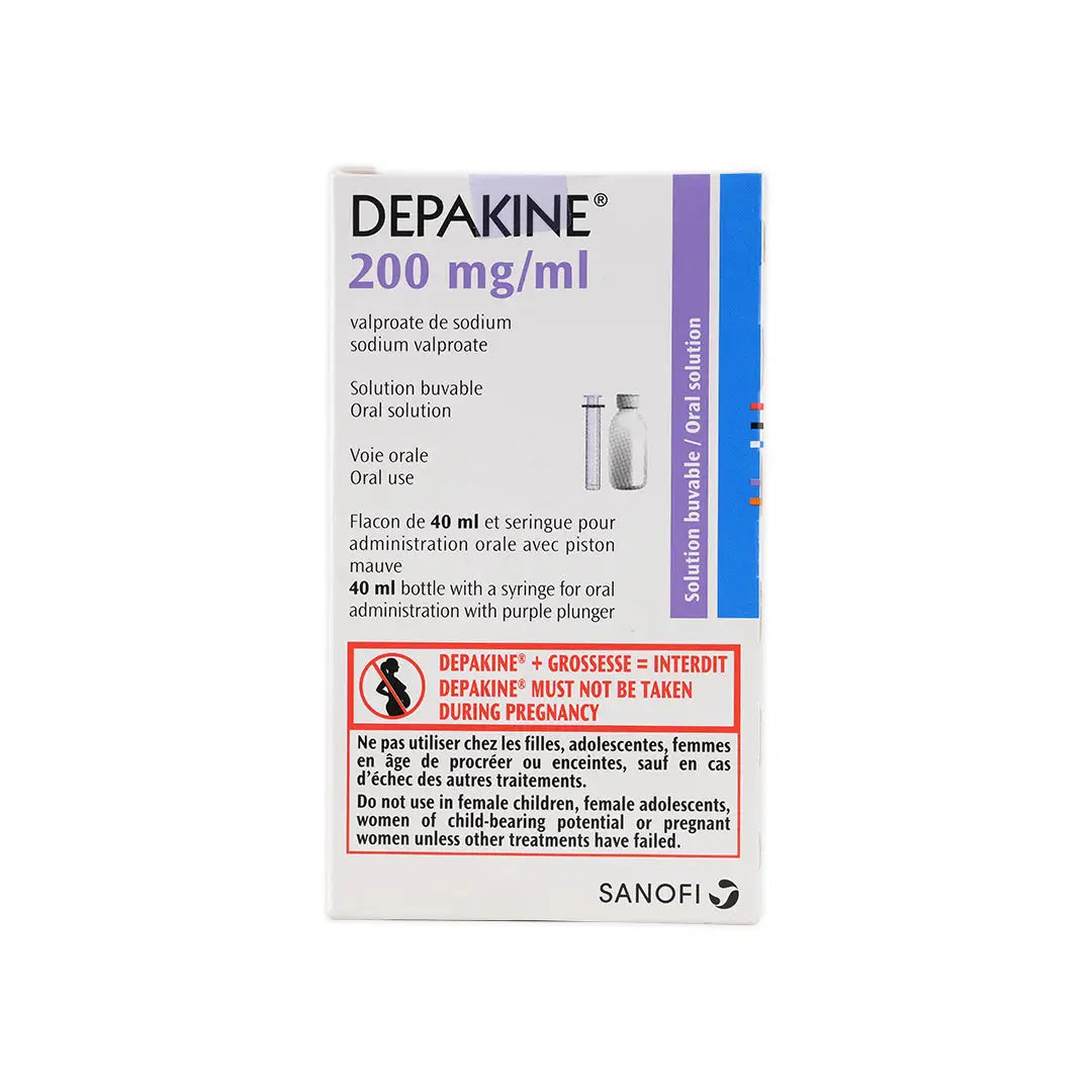 DEPAKINE 200 MG ORAL SUSP 40 ML