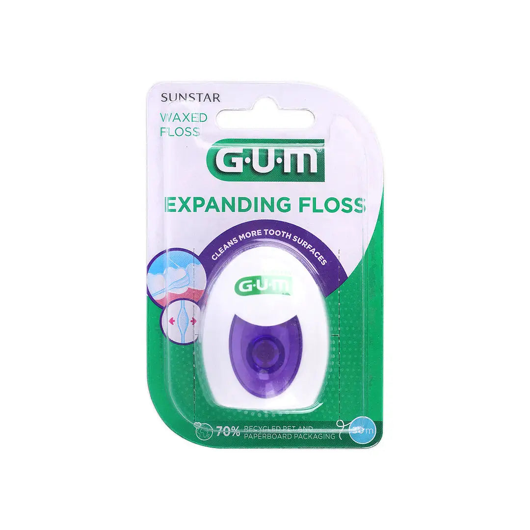 15409-GUM Expanding Floss Waxed 30m