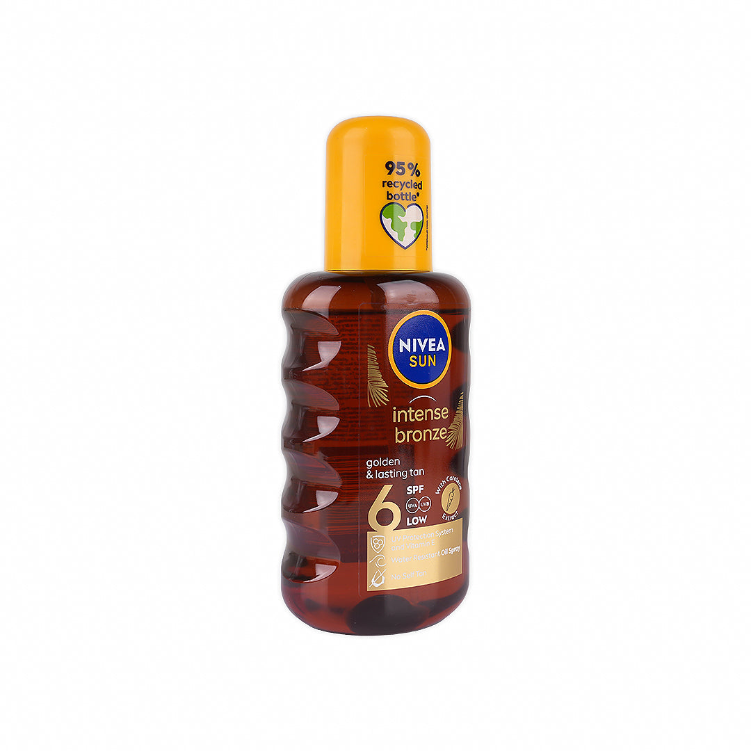 Nivea Sun Intense Bronze Carotene Spf6 Oil Spray 200ml