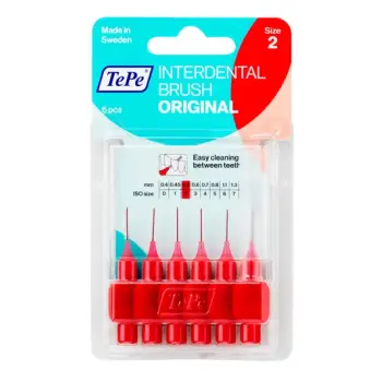 Tepe Interdental Brush Red 0.5mm-Size 2
