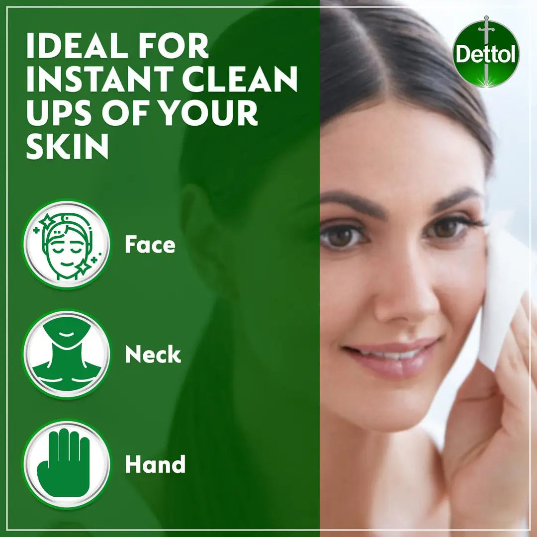 15672-Dettol Anti-Bacterial Wipes 40 Pcs (Original) +7