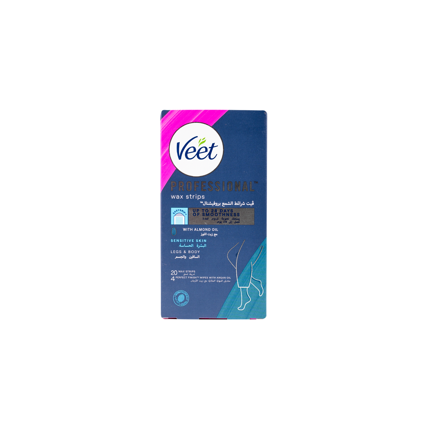 VEET WAX STRIPS FOR SENSITIVE SKIN 20 PCS