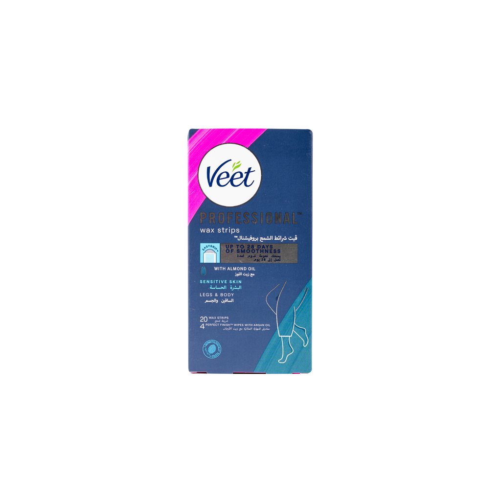 VEET WAX STRIPS FOR SENSITIVE SKIN 20 PCS