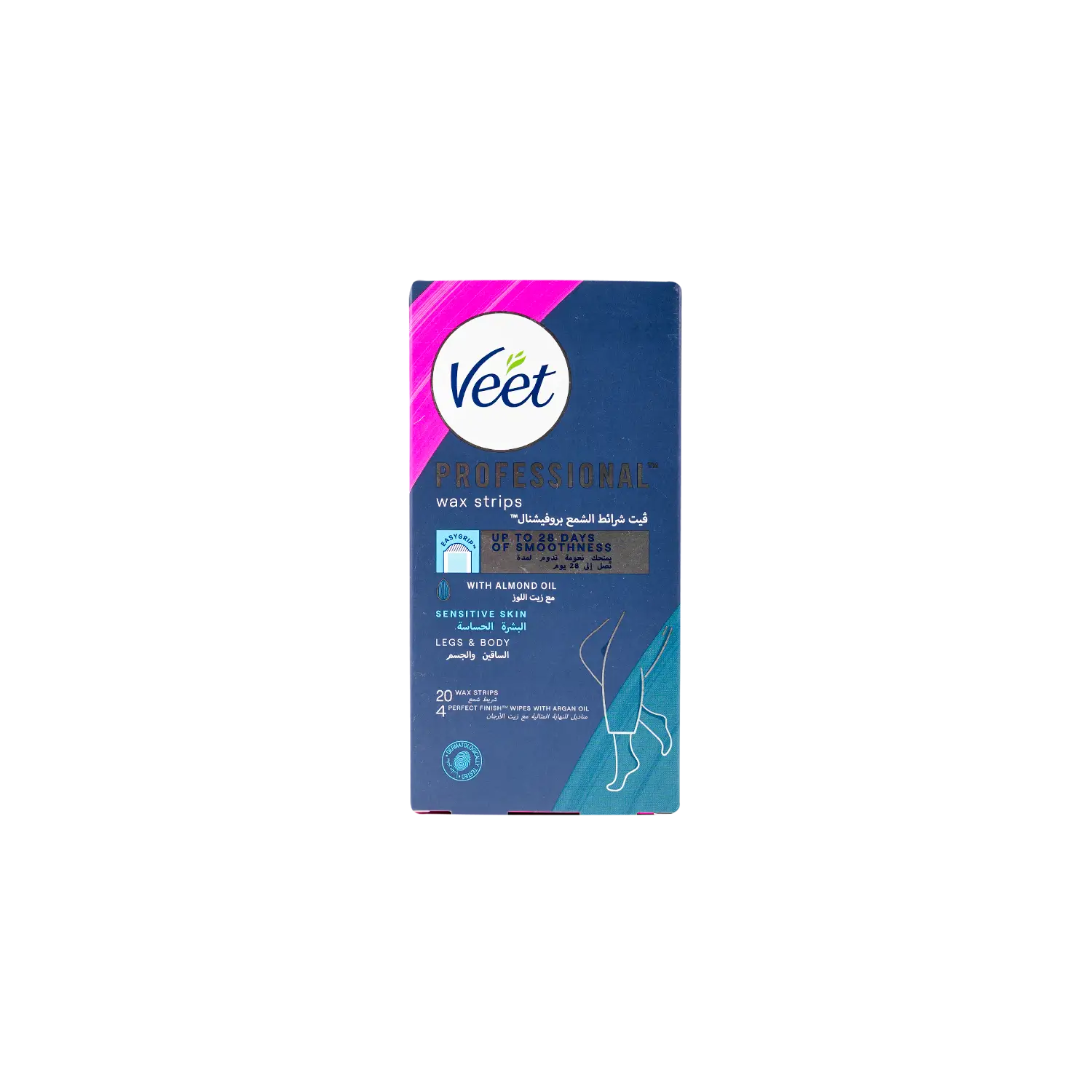VEET WAX STRIPS FOR SENSITIVE SKIN 20 PCS