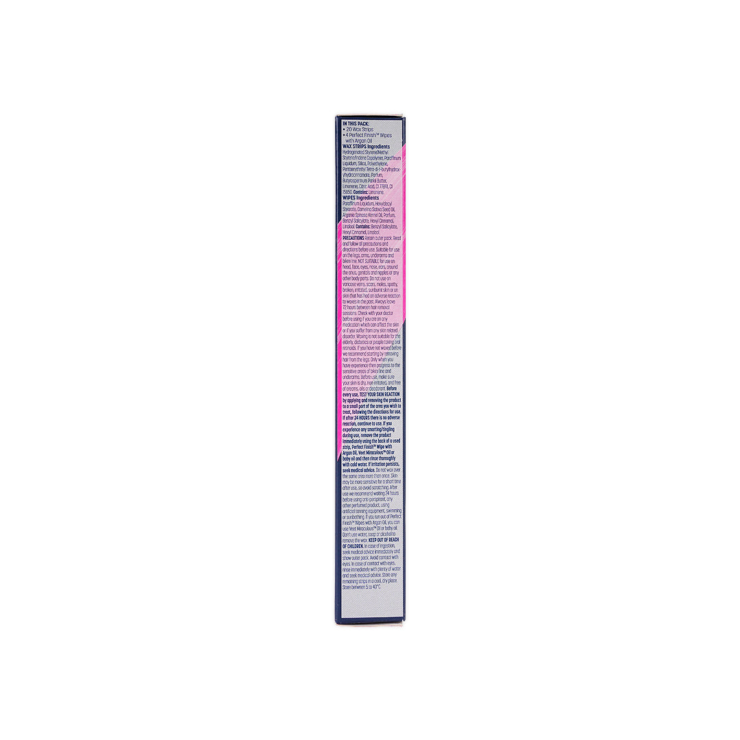 VEET WAX STRIPS FOR BODY & LEGS NORMAL SKIN 20 PCS