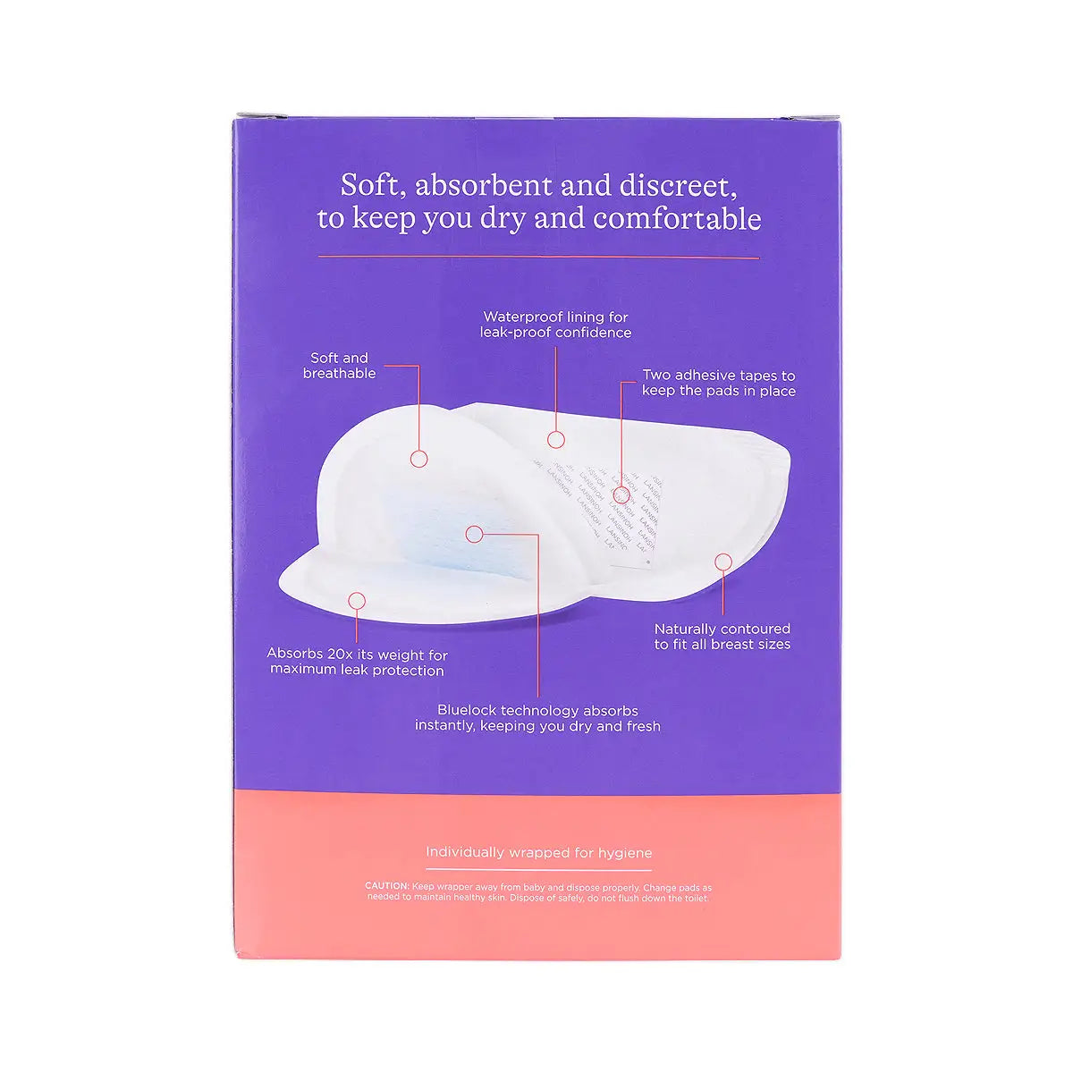 15685-Lansinoh Disposable Breast Pads 60Pcs +4