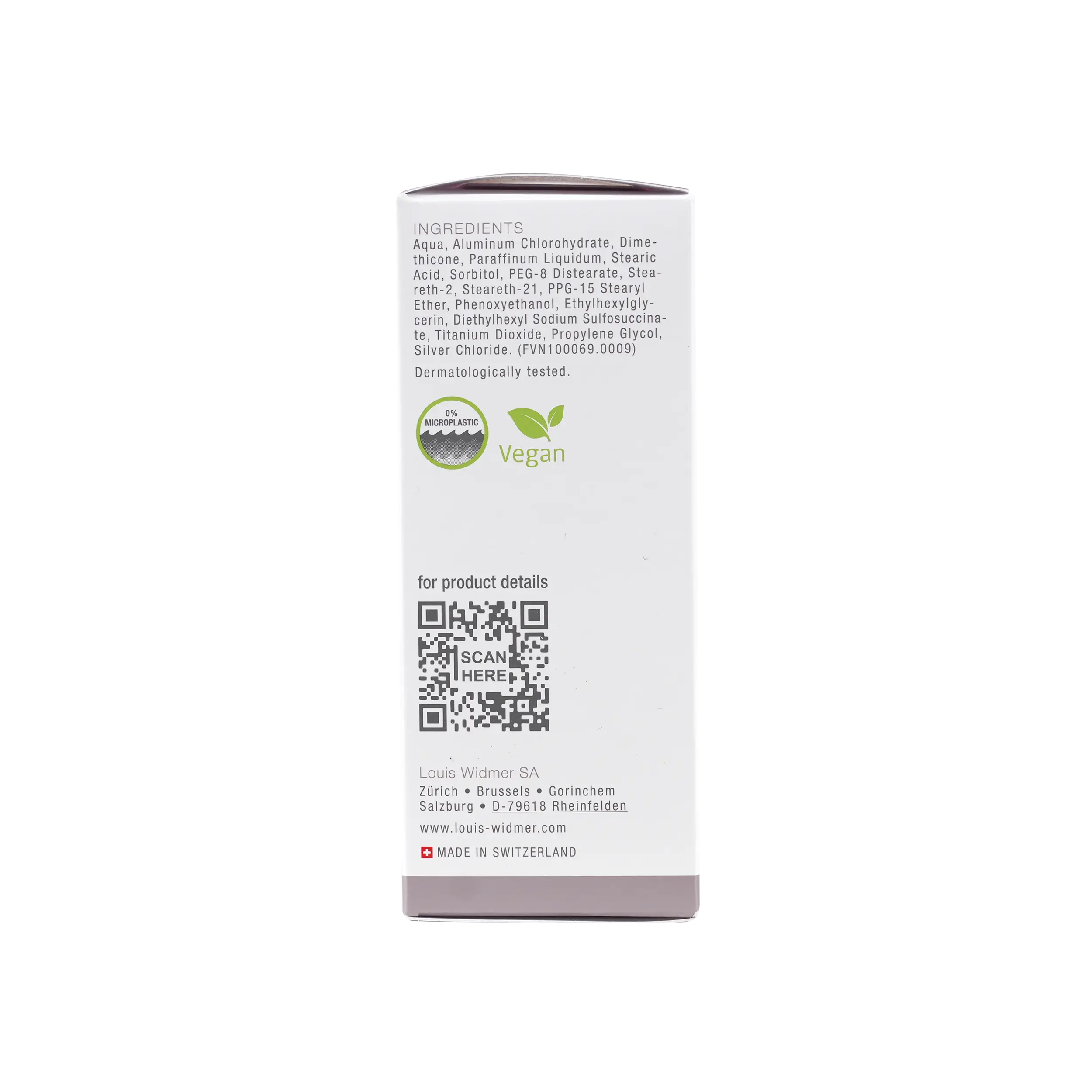 Louis Widmer Deo Cream Non-Scented 40 Ml