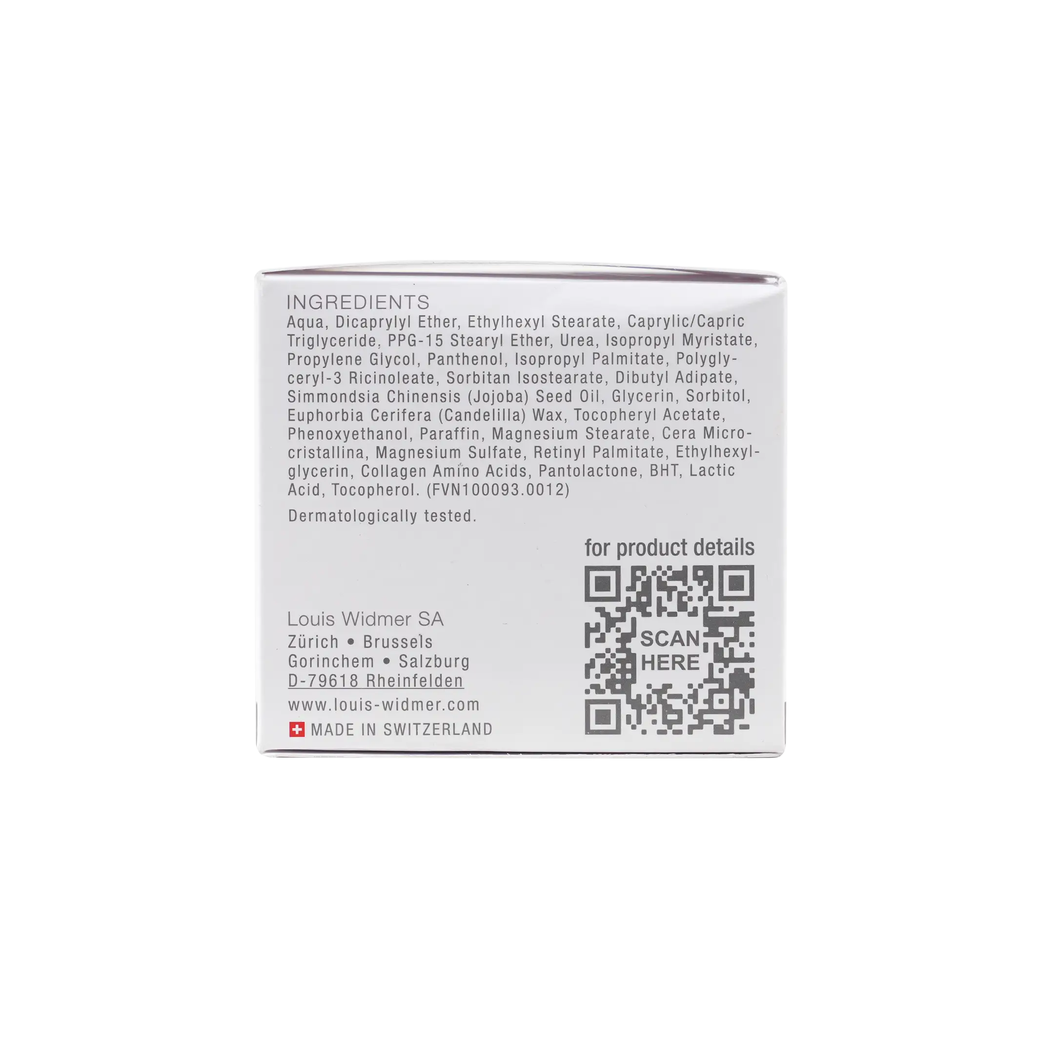 Louis Widmer Remederm Face Cr 50 Ml