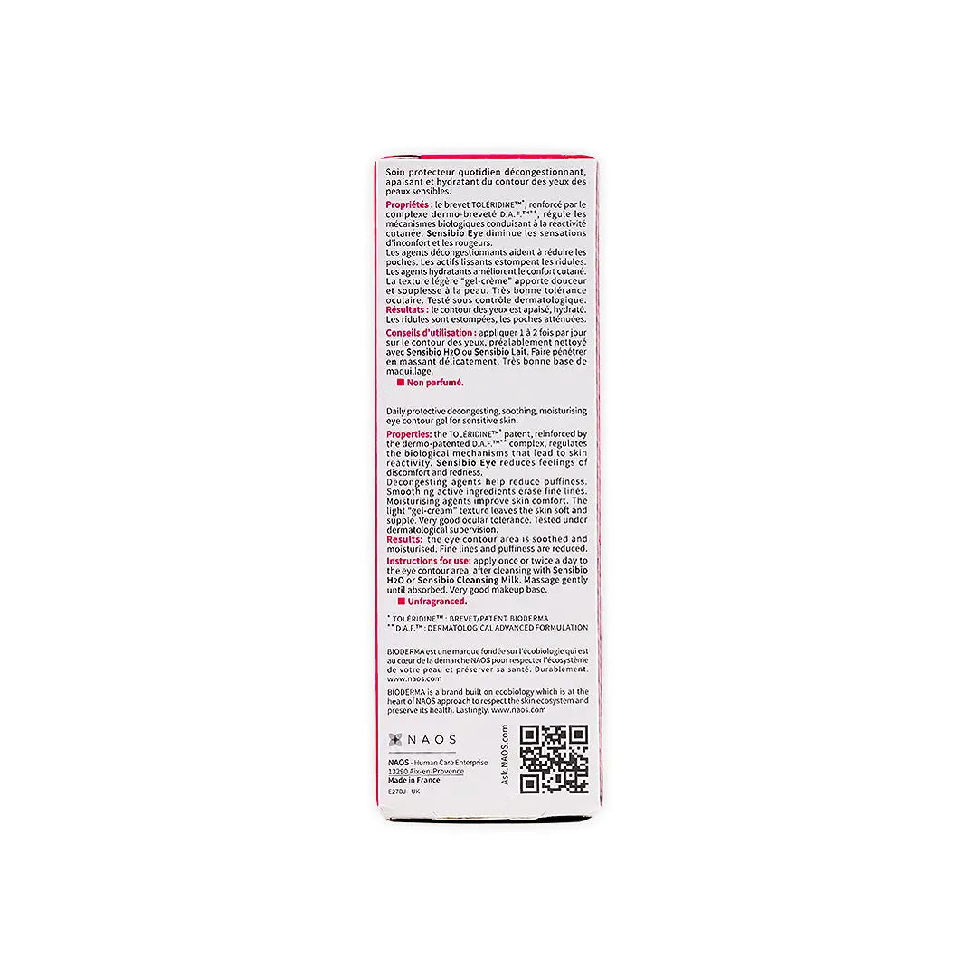 16139-Bioderma Sensibio Eye Contour Gel 15Ml +2