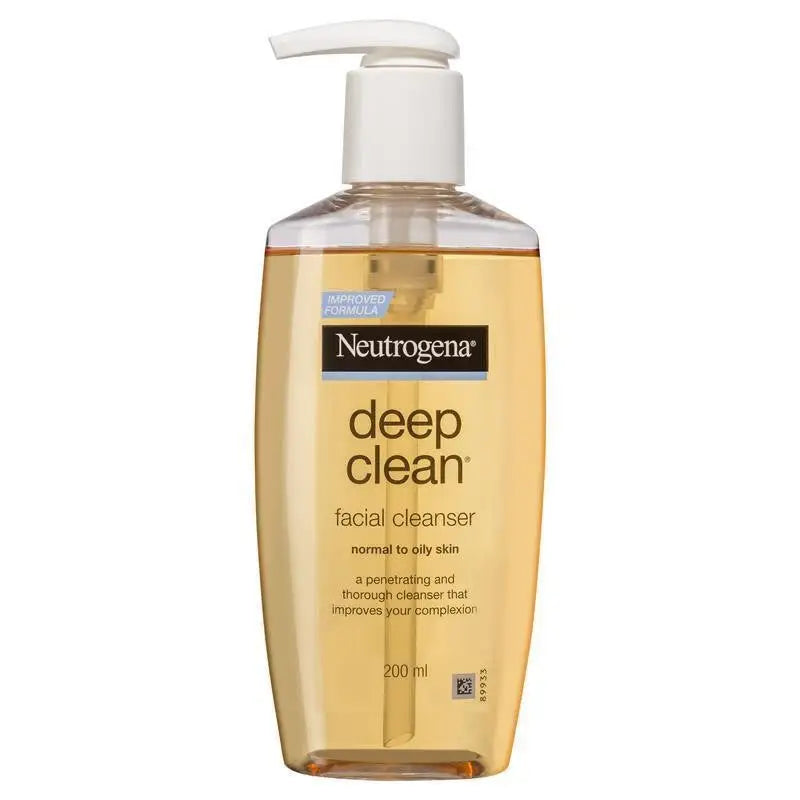 Neutrogena Deep Clean Facial Gel Wash 200Ml