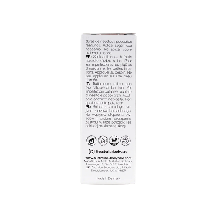 16257-Australian Body Care Tea Tree Oil On The Spot Stick 9Ml +2