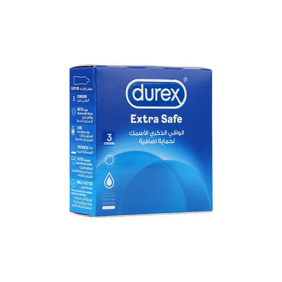 DUREX CONDOM EXTRA SAFE 3S