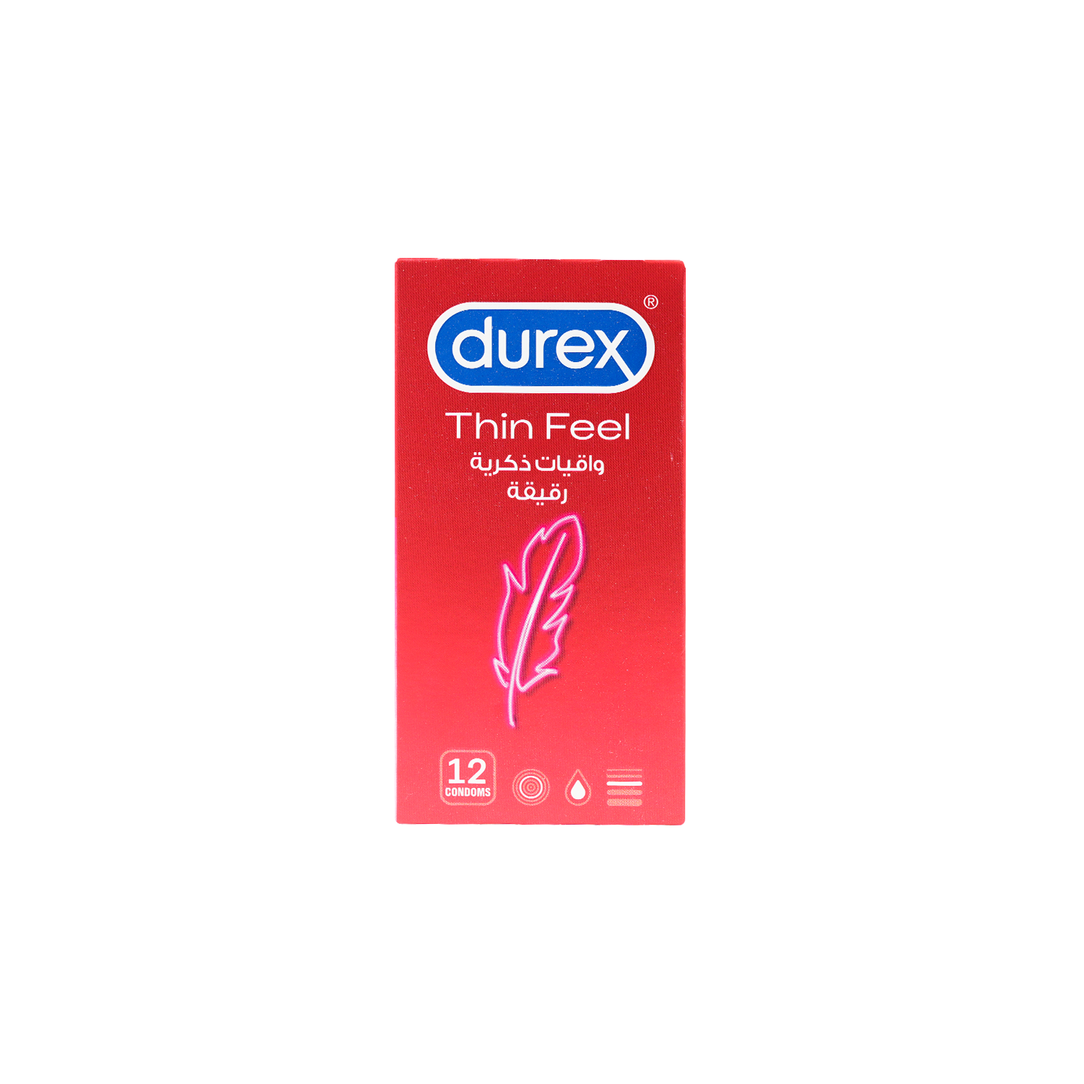 DUREX CONDOM THIN FEEL 12PCS