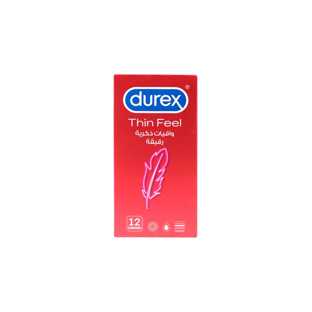 DUREX CONDOM THIN FEEL 12PCS