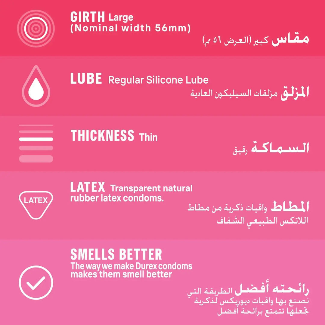 16317-Durex Condom Thin Feel 12Pcs +2