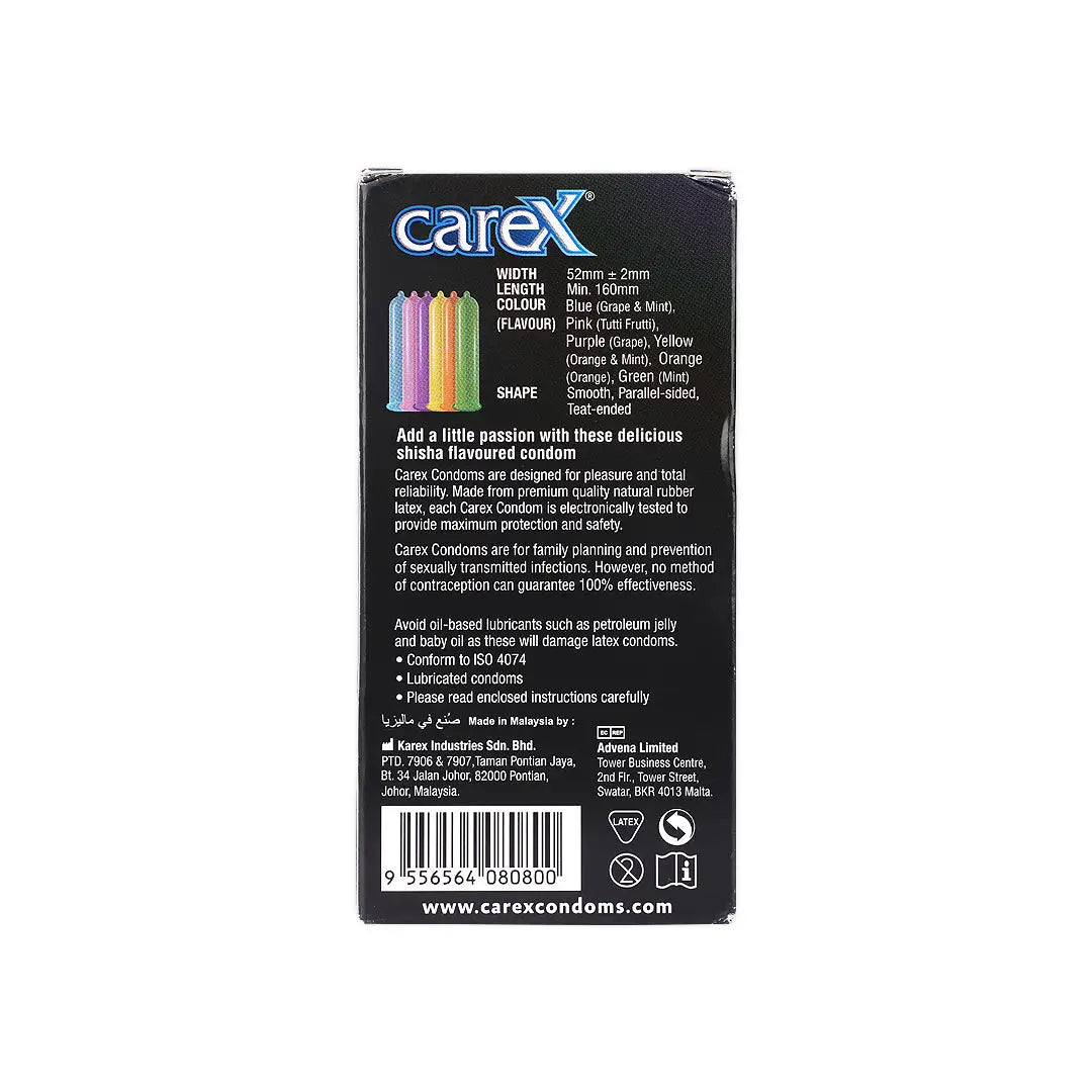16326-Carex Shisha Condoms 12pcs +3