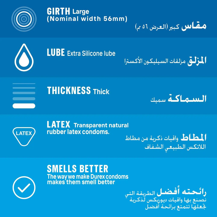 16330-Durex Condom Extra Safe 6S +2