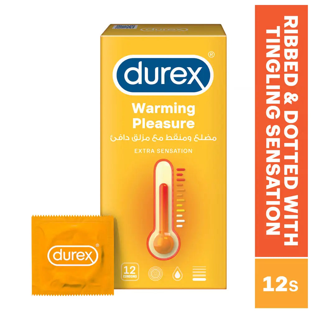 DUREX CONDOM WARMING PLEASURE 12S