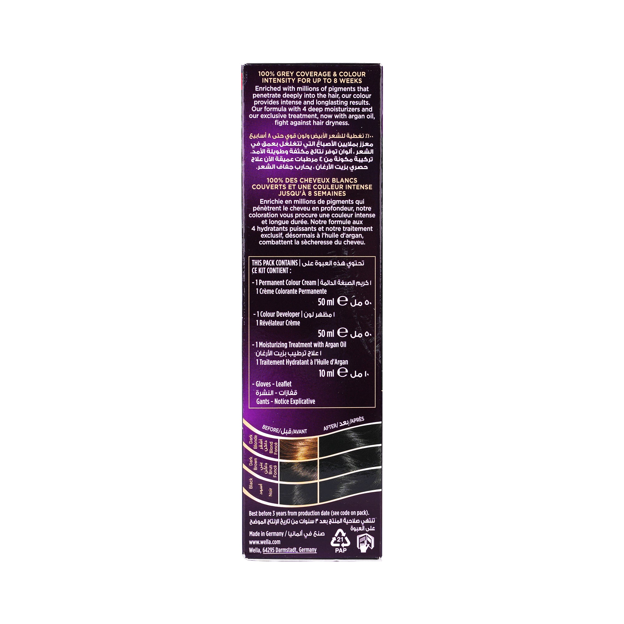 16401-Wella Koleston 2000 Tube No. 302/0 - Black +2