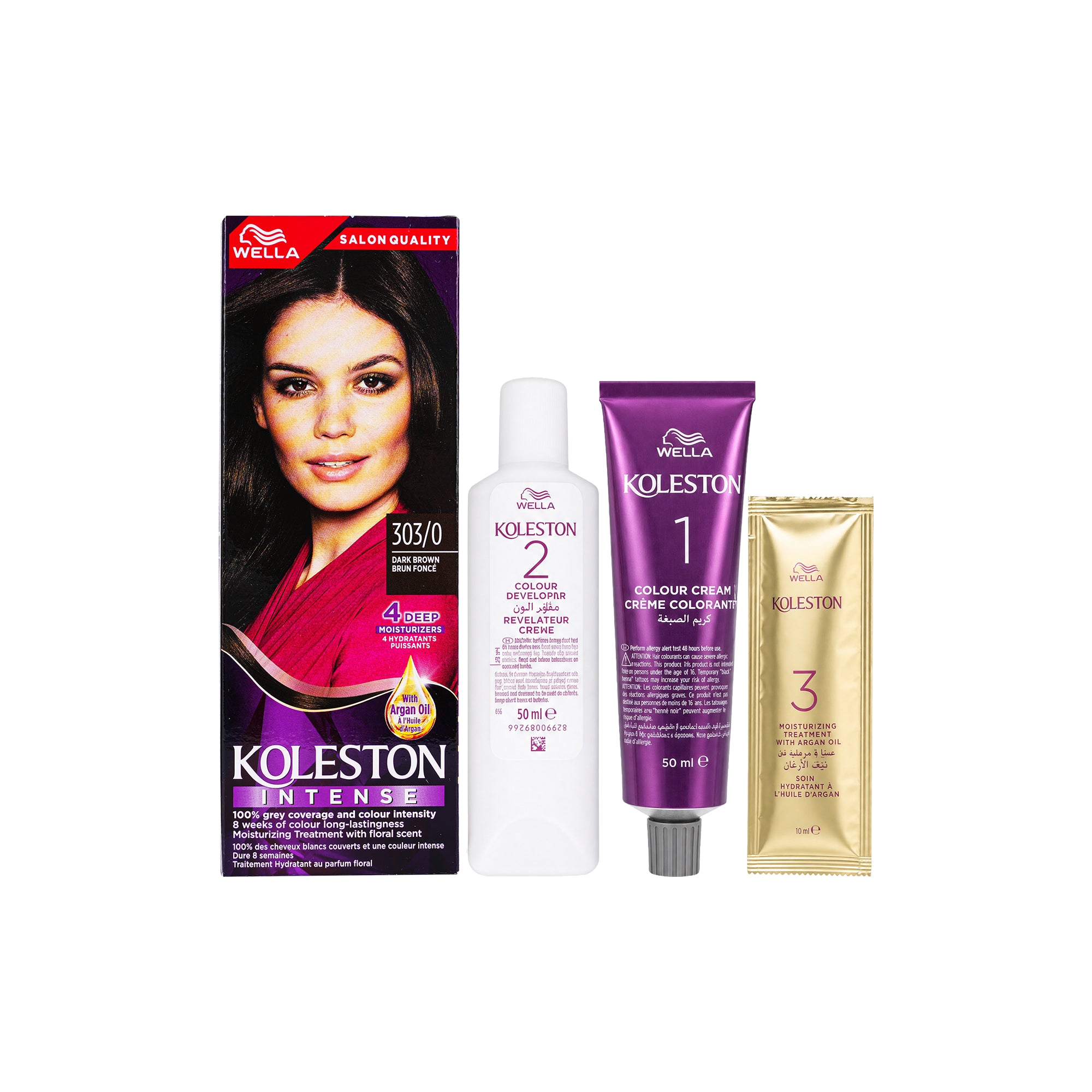 16402-Wella Koleston 2000 Tube No. 303/0 - Dark Brown +0