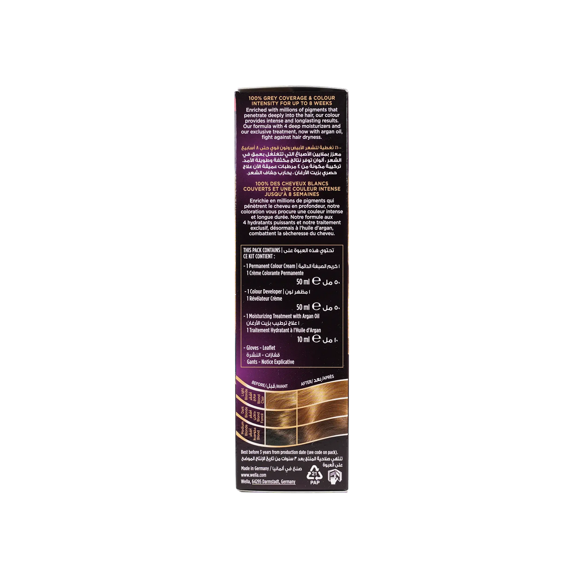 16407-Wella Koleston 2000 Tube No. 308/0 - Light Blonde +1