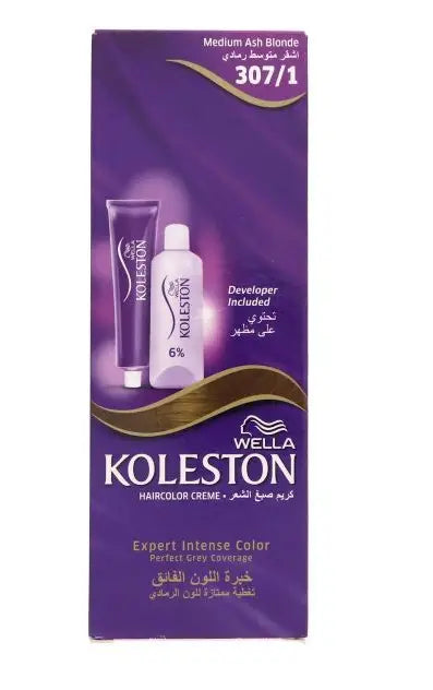 Wella Koleston 2000 Tube No. 307/1 - Medium Ash Blonde