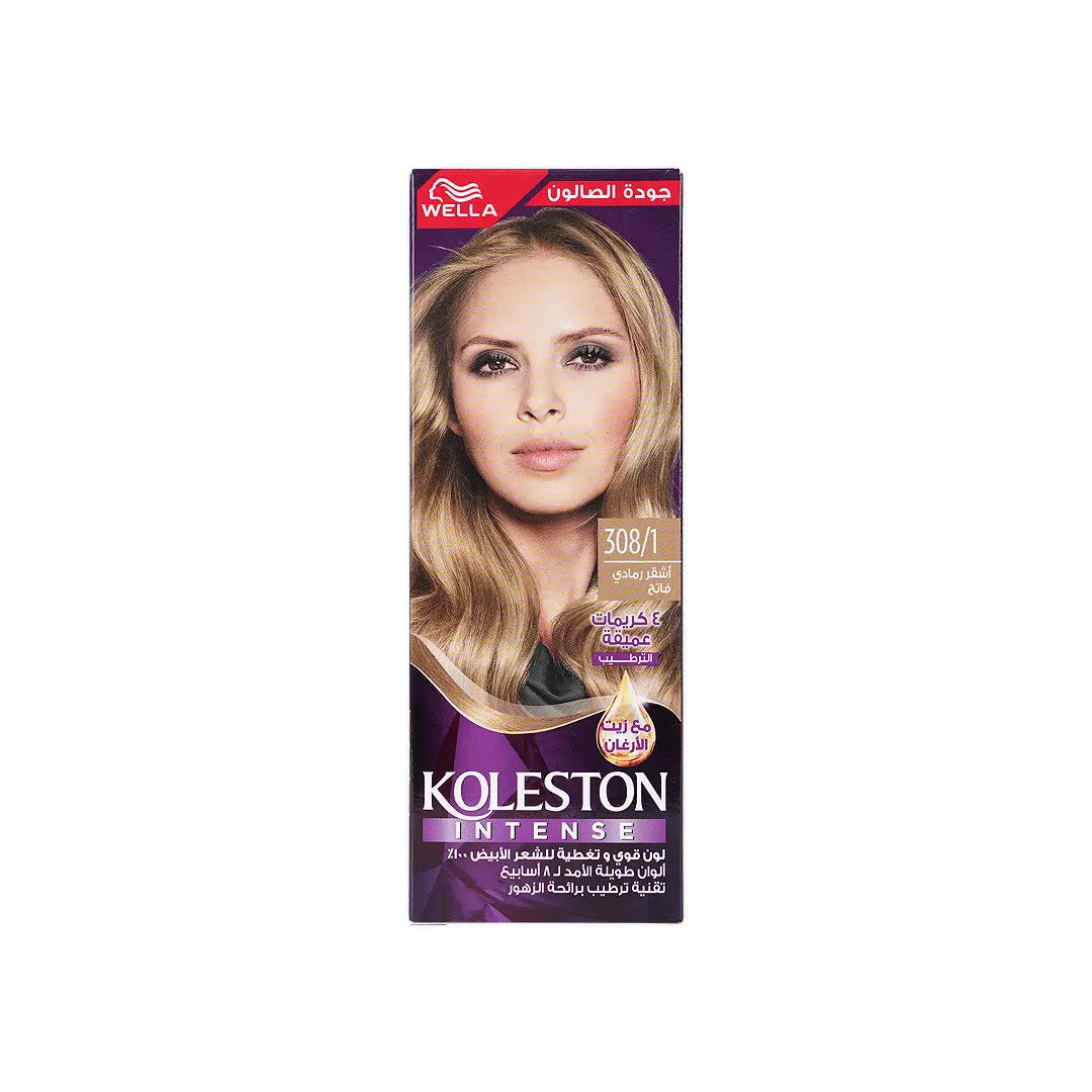 Wella Koleston 2000 Tube No. 308/1 - Light Ash Blonde