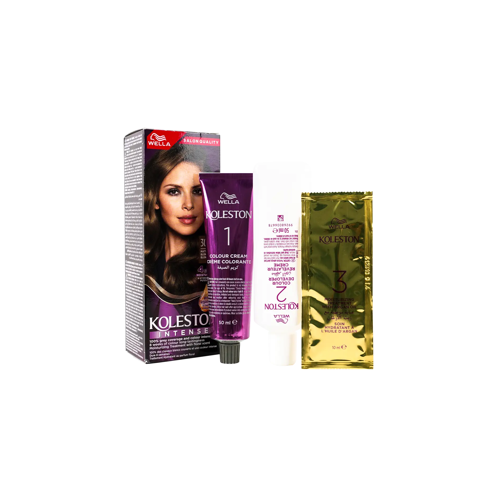 Wella Koleston 2000 Tube No. 307/2 - Matte Medium Blonde