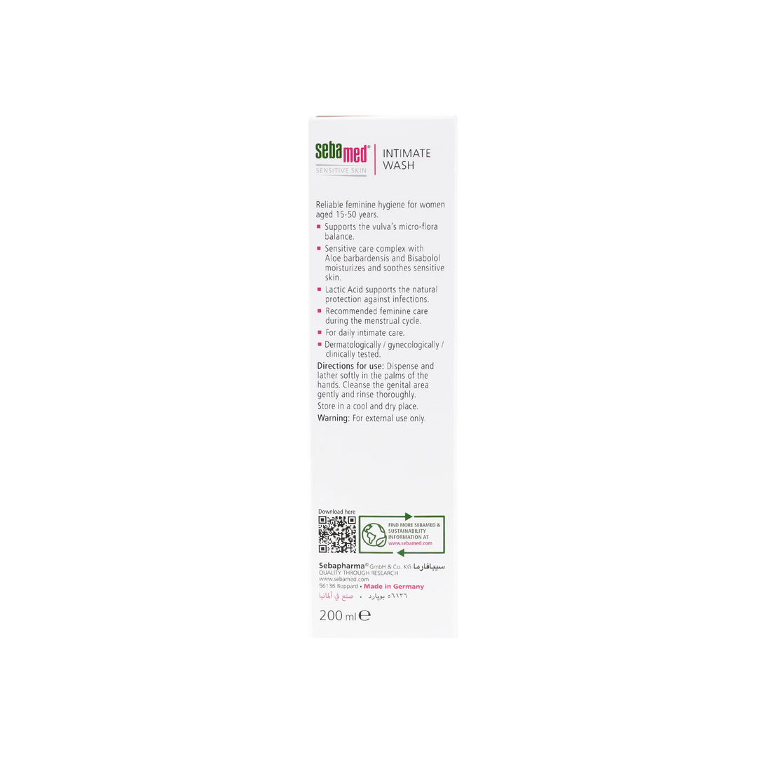 16855-Sebamed Intimate Wash For 15-50Y 200ml (Ph 3.8) +1
