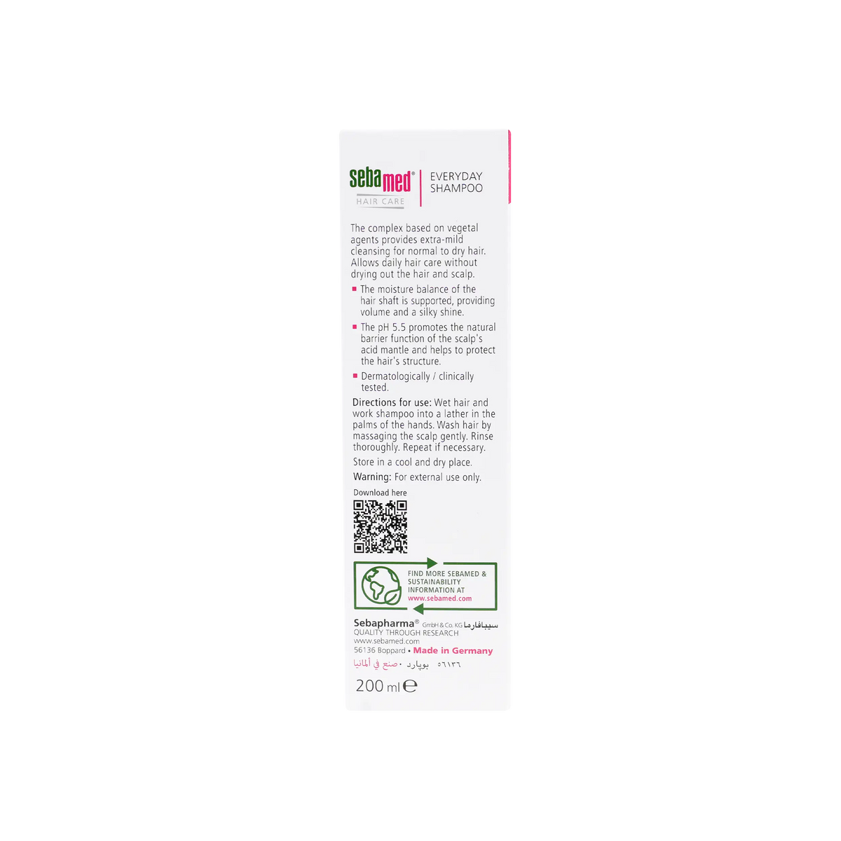 16856-Sebamed Everyday Shampoo 200ml +1