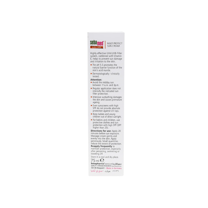 16857-Sebamed Multi Protect Sun Cream SPF50+  75ml +1