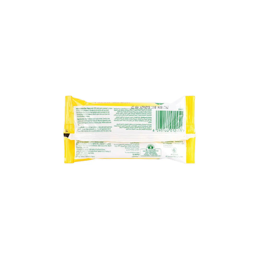 DETTOL SKIN WIPES FRESH 10PCS