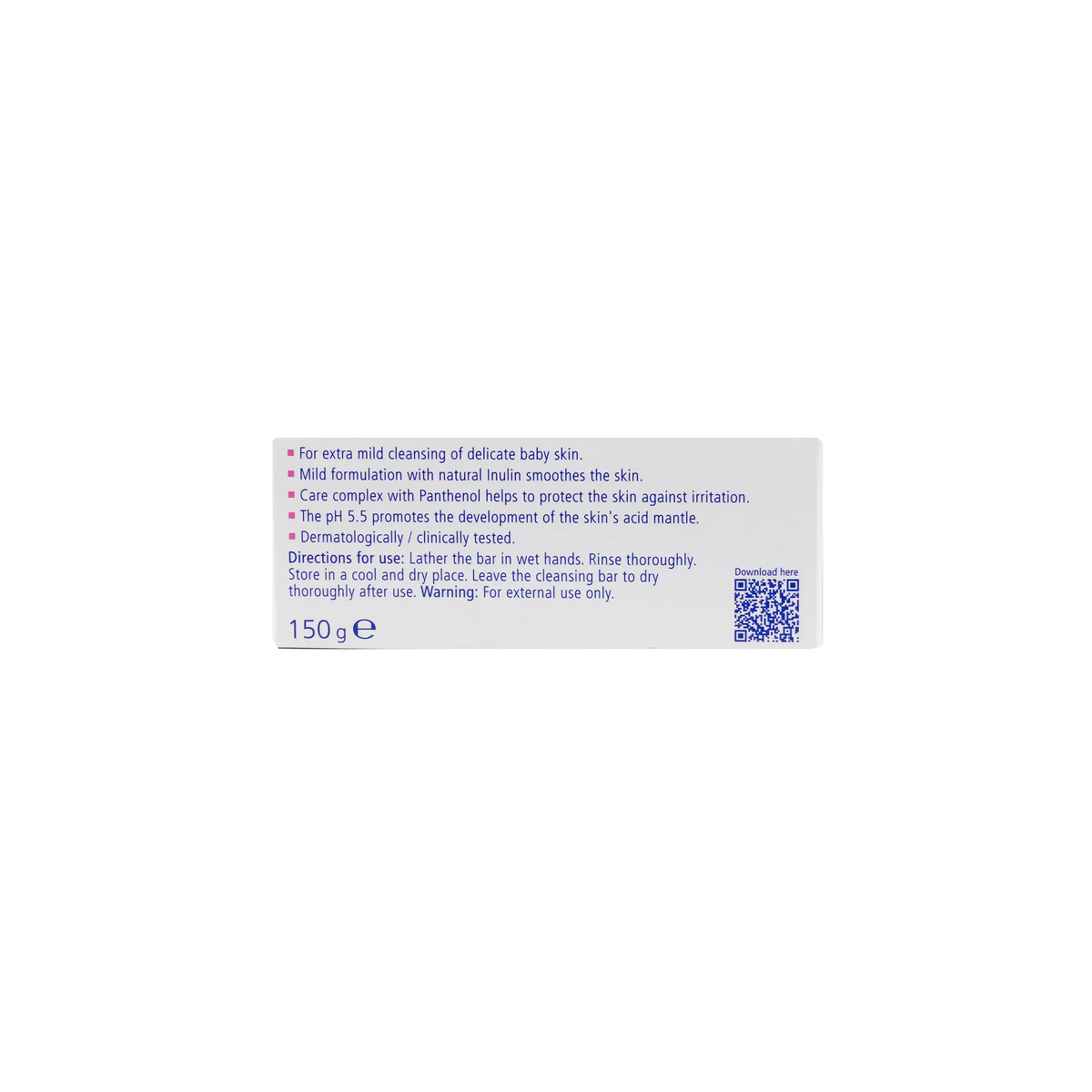 17020-Sebamed Baby Cleansing Bar 150g +1