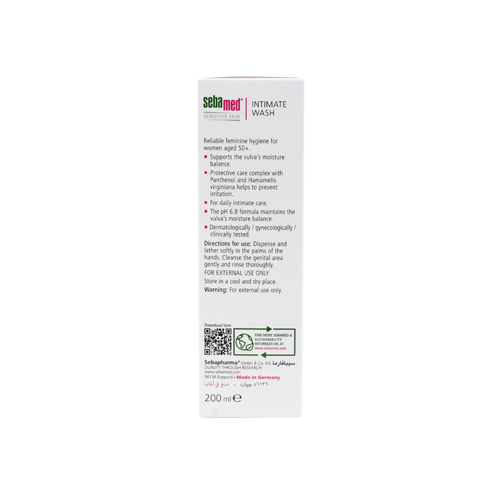 17065-Sebamed Intimate Wash For 50+Y 200ml (Ph 6.8) +1