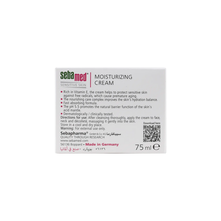 17073-Sebamed Moisturizing Cream 75ml +1