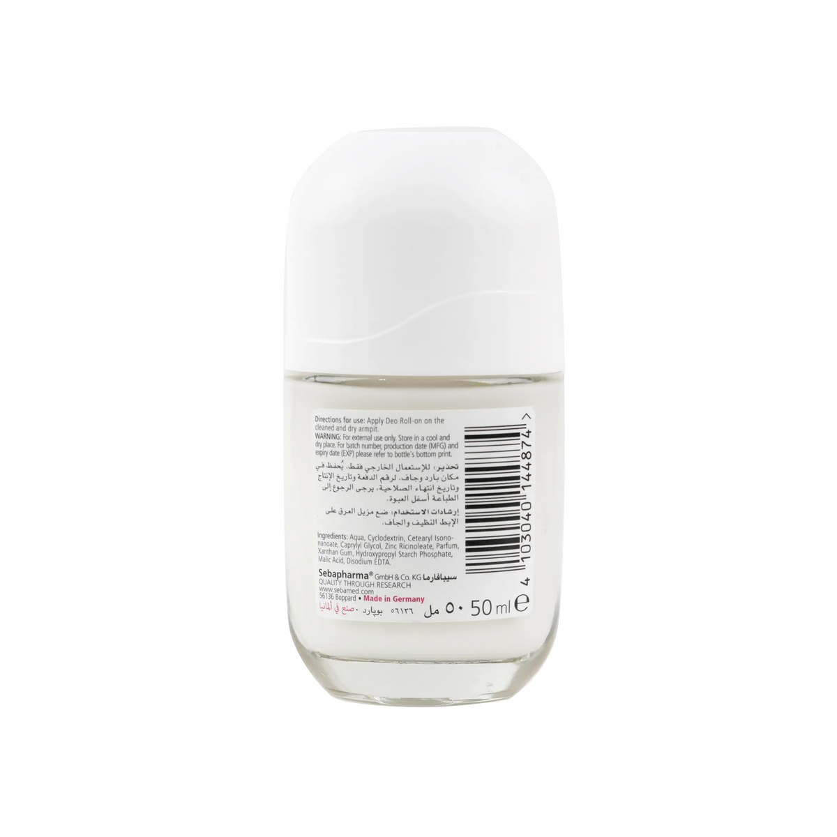 17080-Sebamed Balsam Sensitive Deo Roll-On 50ml +1