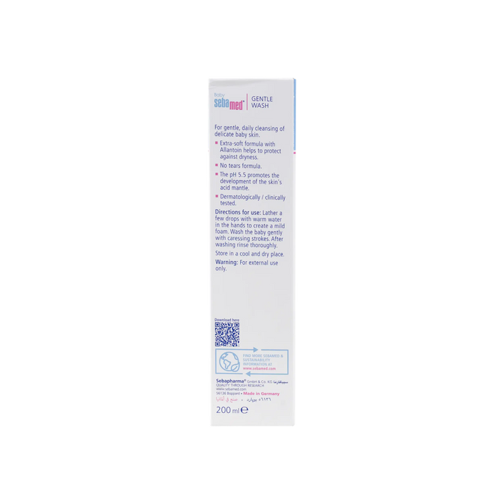 17086-Sebamed Baby Gentle Wash 200ml +2