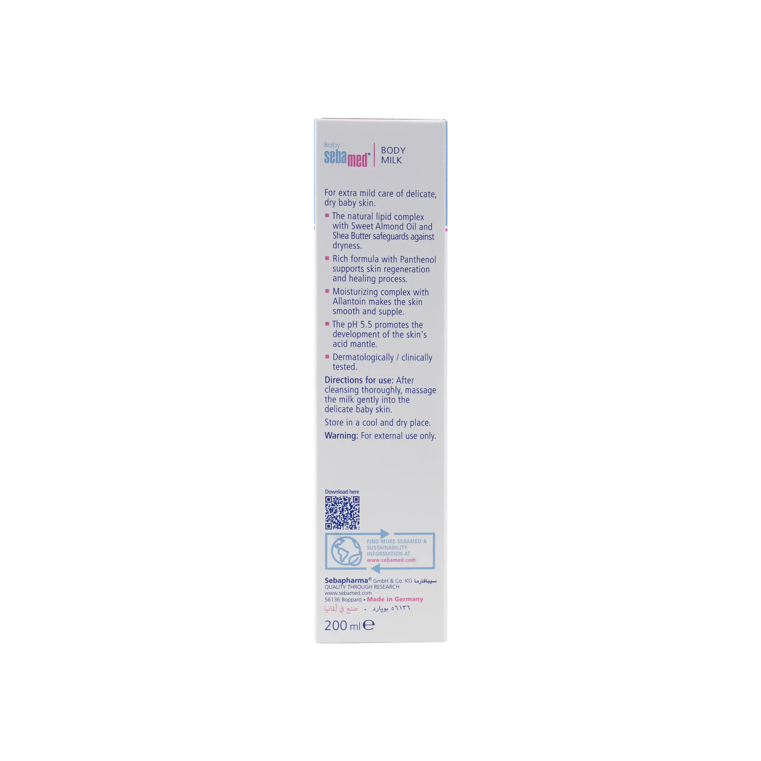 Sebamed Baby Body Milk 200ml