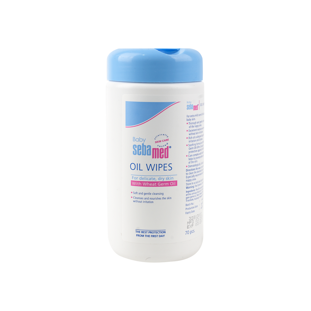 Sebamed Baby Oil Wipes 70Pcs