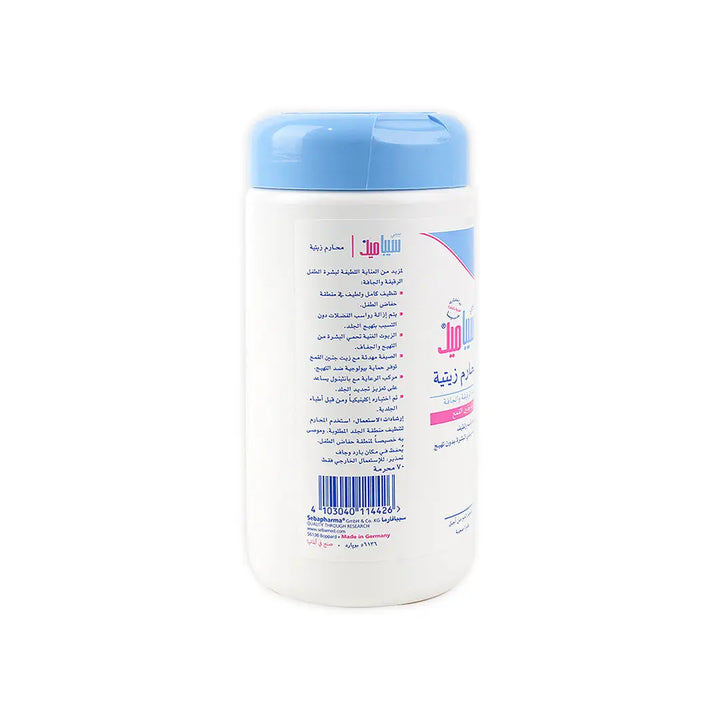 17088-Sebamed Baby Oil Wipes 70Pcs +3