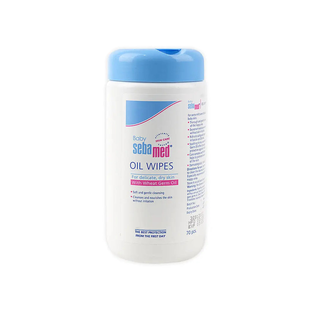 Sebamed Baby Oil Wipes 70Pcs