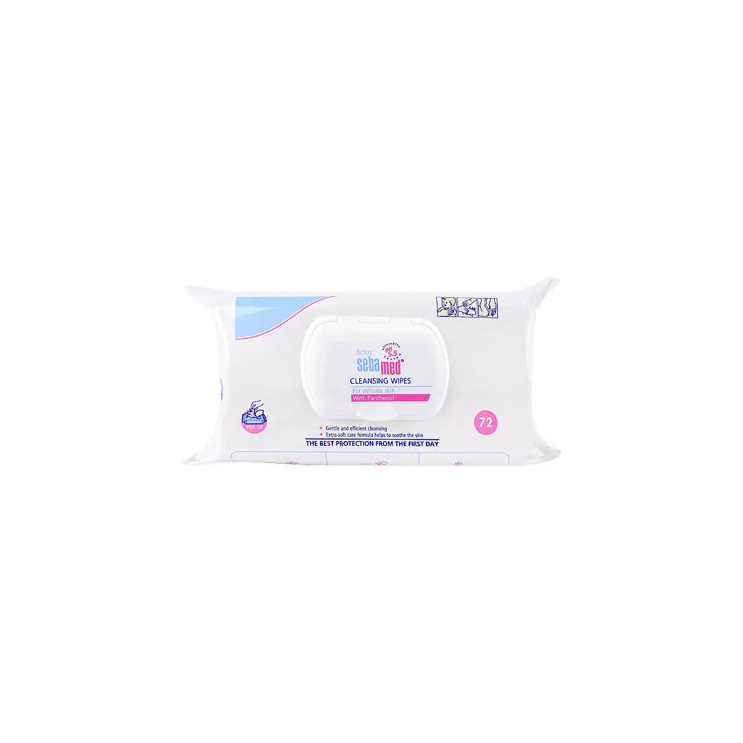 17089-Sebamed Baby Cleansing Wipes 72Pcs +1
