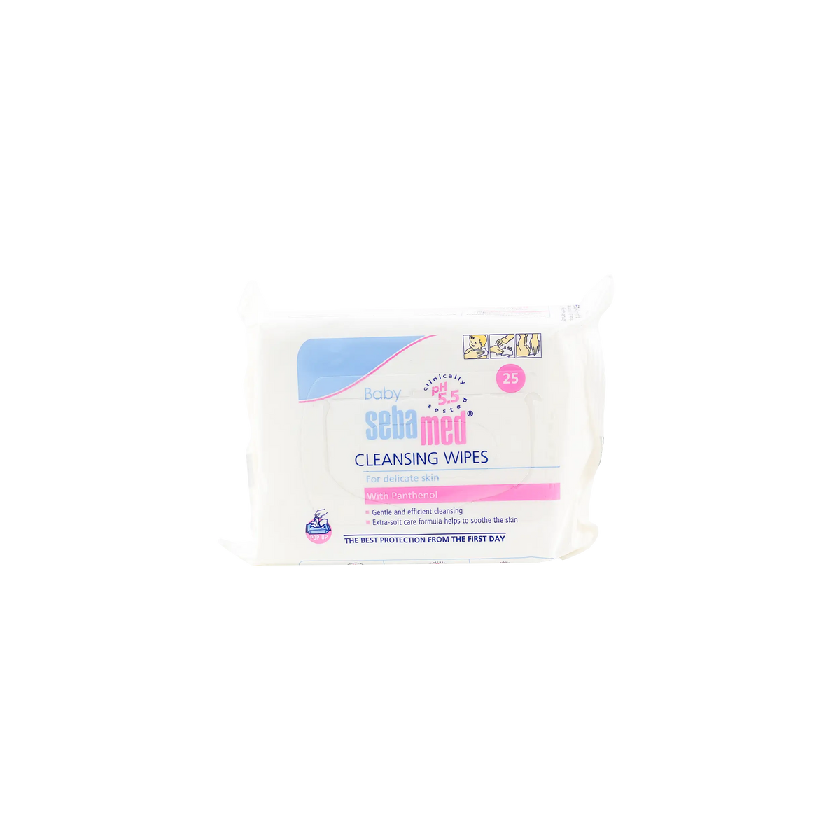 17091-Sebamed Baby Cleansing Wipe 25Pcs