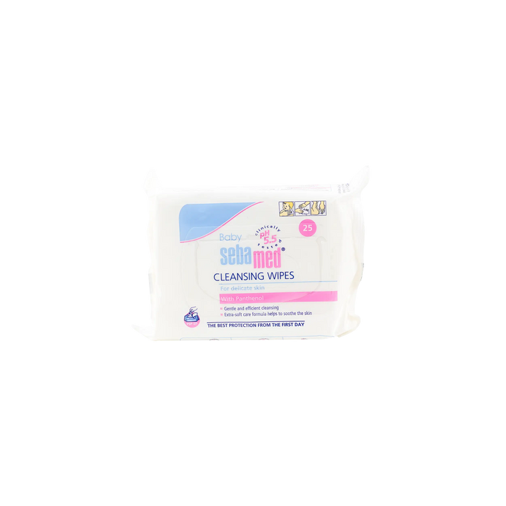 17091-Sebamed Baby Cleansing Wipe 25Pcs