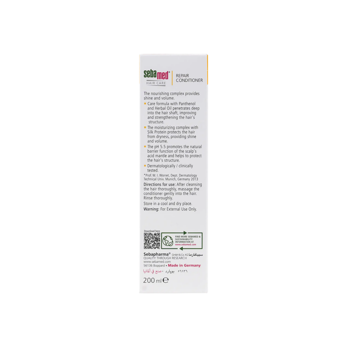 17114-Sebamed Hair Repair Conditioner 200ml +1