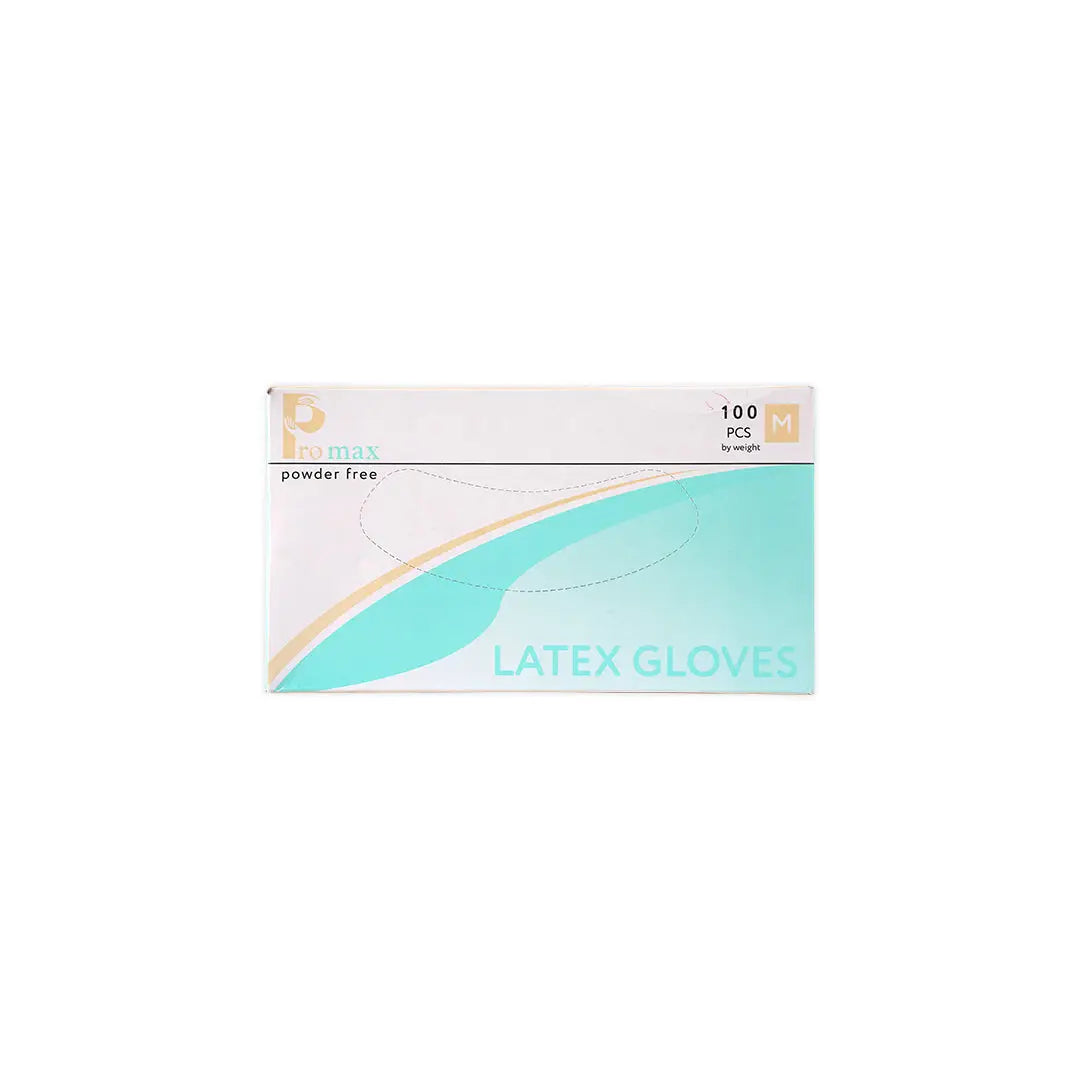 LATEX EXAMINATION POWDER FREE GLOVES-MEDIUM