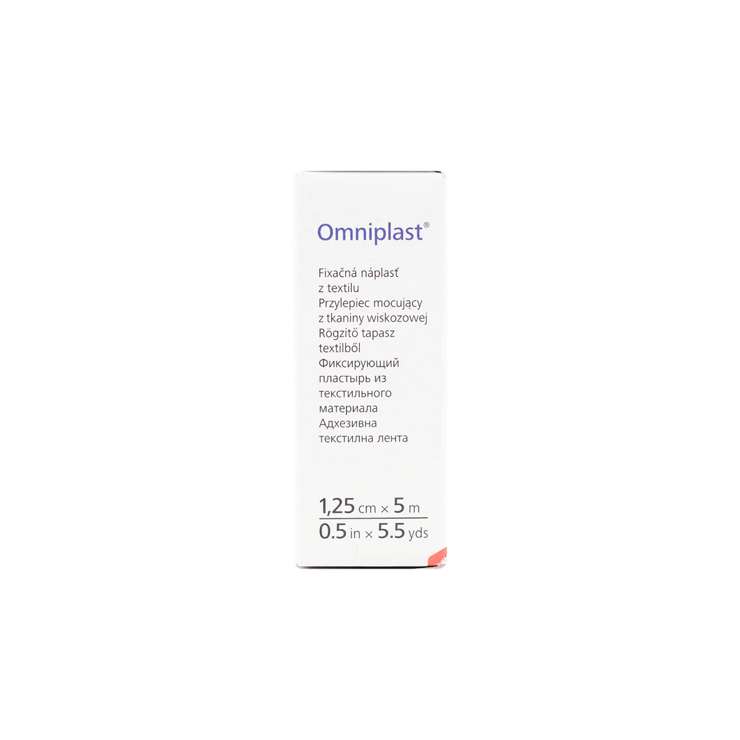 17250-Hartmann Omniplast Tape 1.25cmx5m 1pc +2