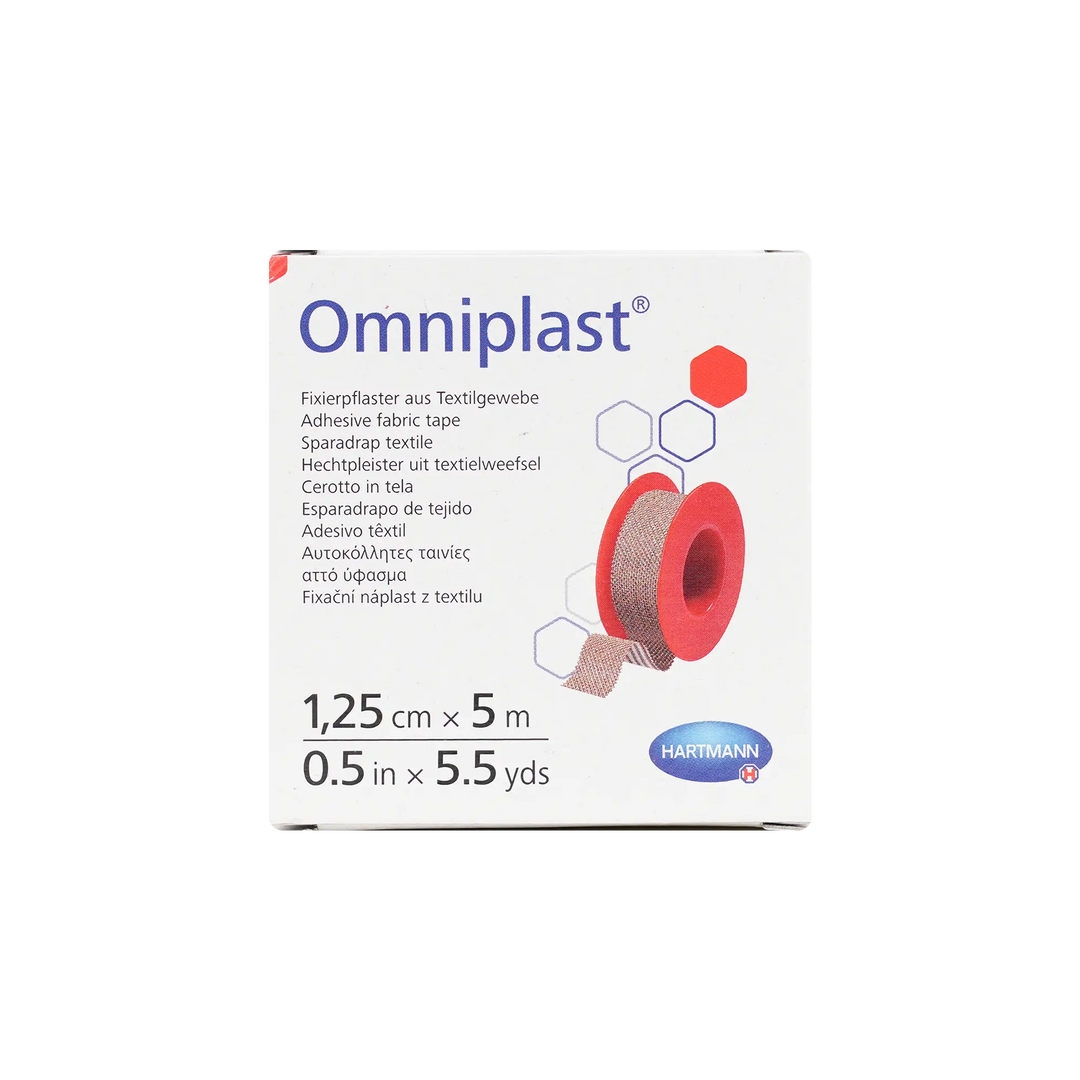 17250-Hartmann Omniplast Tape 1.25cmx5m 1pc +1