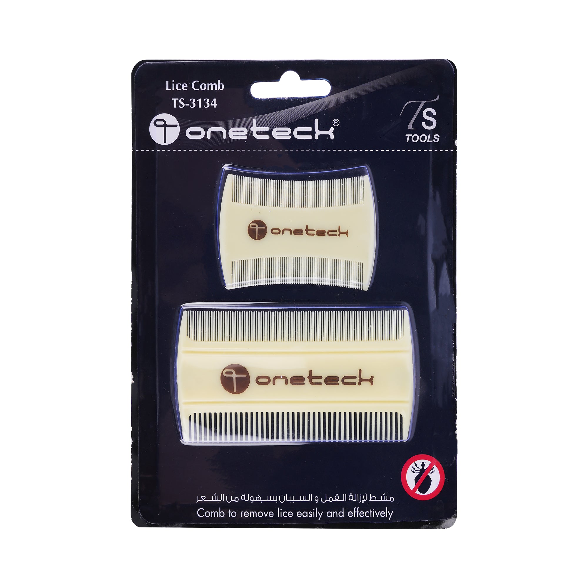 17408-Oneteck Lice Comb Plastec 